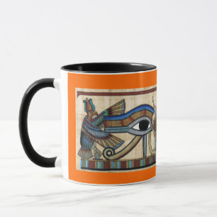 Oeil de Horus Mug de l'art égyptien antique