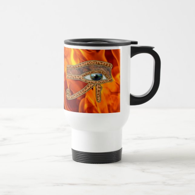 Oeil de Horus Mug de l'art égyptien antique (Droite)