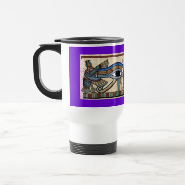 Oeil de Horus Mug de l'art égyptien antique (Gauche)