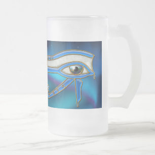 Oeil de Horus Wadjet Mug d'art égyptien