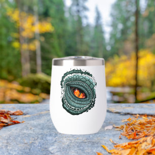 Œil de prédateur reptile primal