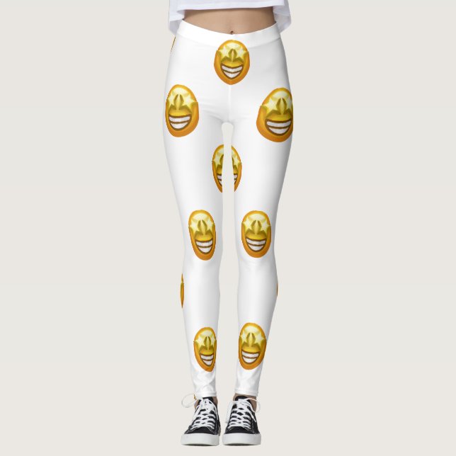 oeil étoile émoji leggings (Devant)