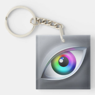 Oeil pour le porte - clé de la couleur $$etAPP