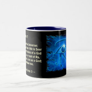 OEil WADJET de HORUS et mots Gift Mug