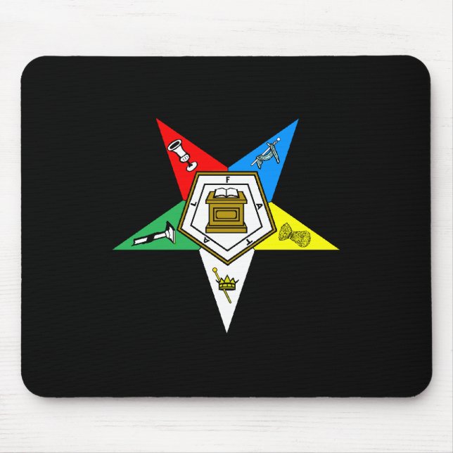OES Auftrag der Oststern-Mausunterlage Mousepad (Vorne)