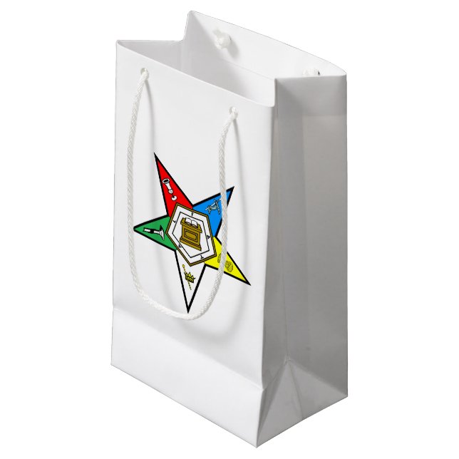 OES Auftrag der Stern-Geschenk-Tasche Kleine Geschenktüte (Vorderseite Schrägansicht)