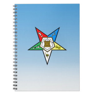 OES Auftrag des Oststern-Blaus Notizblock