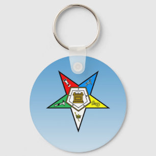 OES Auftrag des Oststern-Blaus Schlüsselanhänger