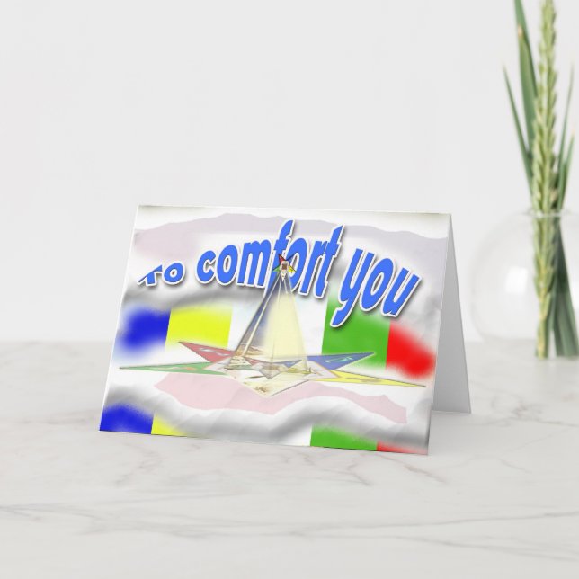 OES Beileid Feiertagskarte (Vorderseite)