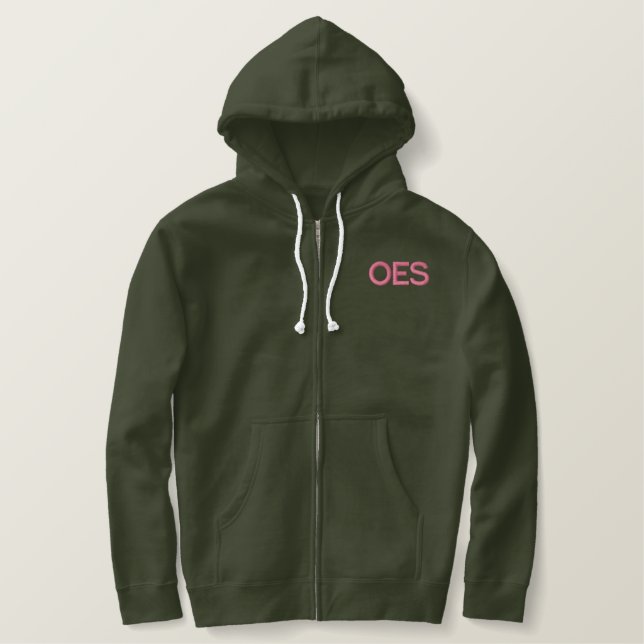 OES BESTICKTER HOODIE (Design vorne)