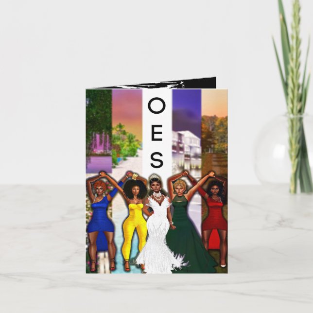 OES Blank Grußkarte Karte (Vorderseite)