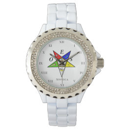 OES Eastern Star Schwester Freemason Wohltätigkeit Armbanduhr