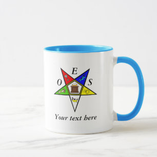 OES Eastern Star Schwester Maurer Orden Tasse