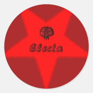 OES Floral Star Point Sticker - Electa