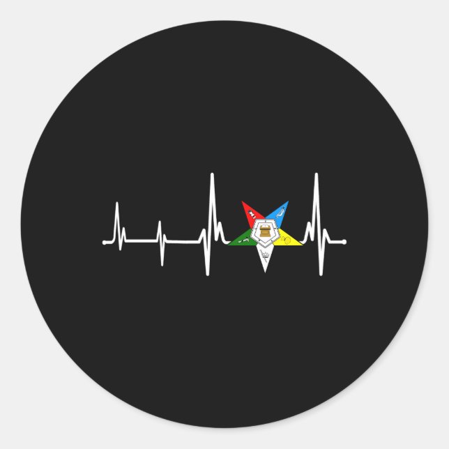 Oes Hebeat, der Orden der Mutter der Oststernmutte Runder Aufkleber (Vorderseite)