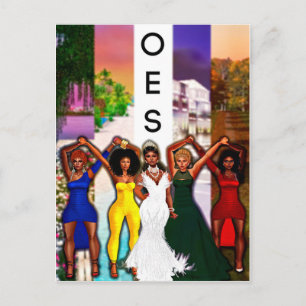 OES Leere Grußkarte Postkarte