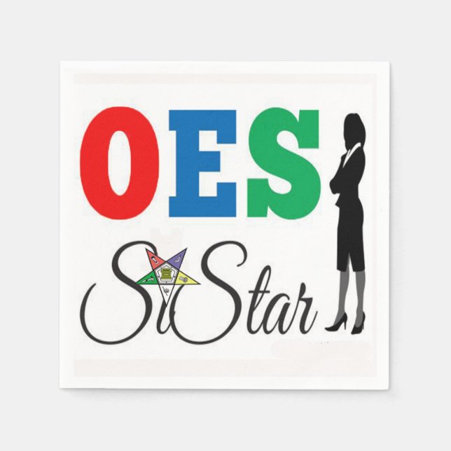 OES Napkins PHA-Orden der Oststern Serviette (Vorderseite)