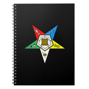 OES Order of the Eastern Star Notebook Notizblock