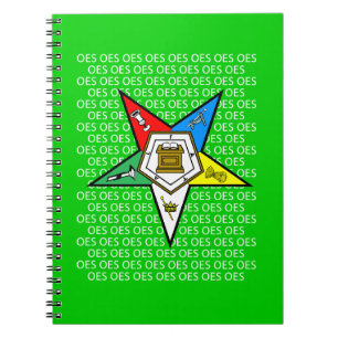 OES Order of the Eastern Star Notebook Notizblock