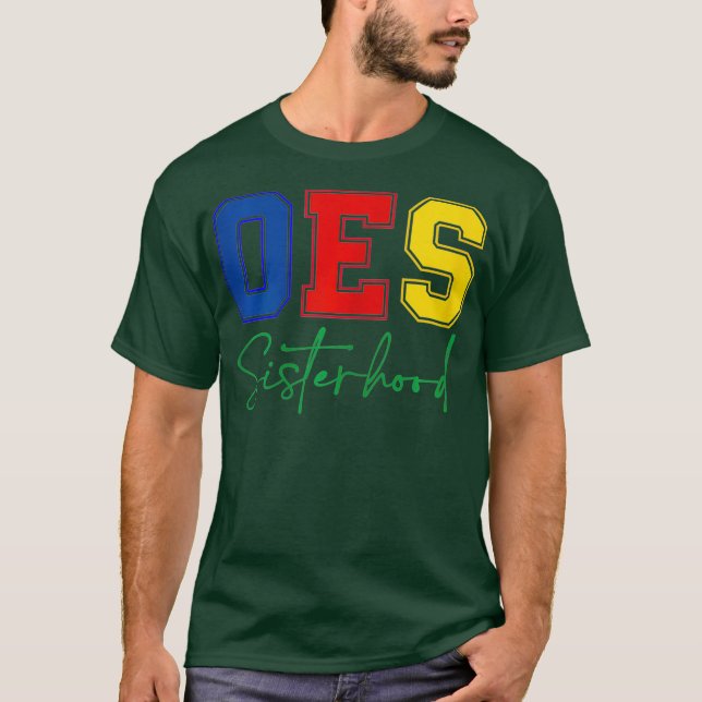 OES-Reihenfolge der Eltern in den östlichen Sterne T-Shirt (Vorderseite)