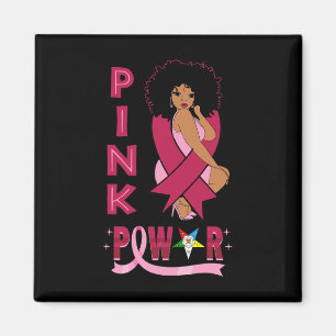 Oes Sister Pink Power Eastern Star Brustkrebs A Magnet