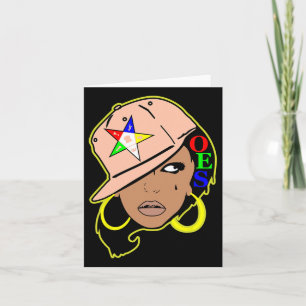 Oes Snapback Sister Order of the Eastern Star Moth Karte