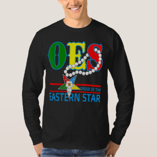 Oes Star Necklace Orden der Eastern Star Mother T-Shirt