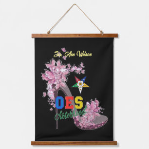 OES WANDTEPPICH MIT HOLZRAHMEN