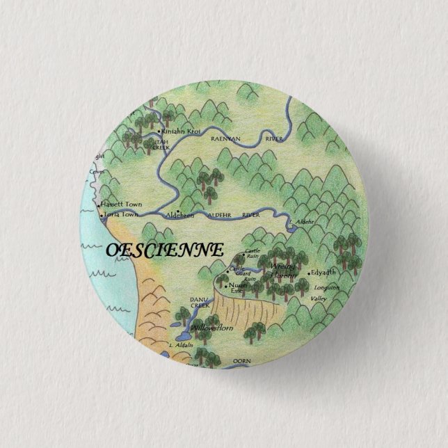 Oescienne Karte Button (Vorderseite)