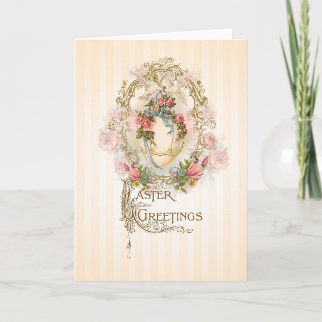 Oeuf céleste - Carte de voeux de Pâques (Devant)