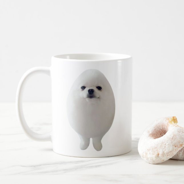 Oeuf Chien Mème Mug (Avec donut)