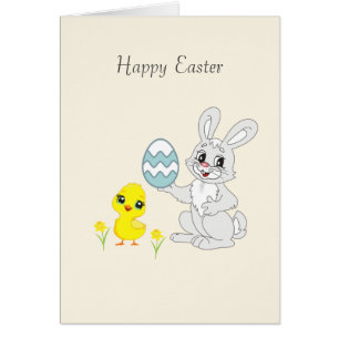 Oeuf de Pâques et lapin