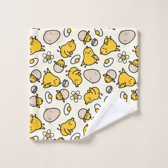 Oeuf et poussin (Gant de toilette)