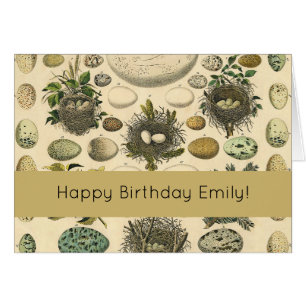 OEuf vintage Nid Art Peinture OEufs