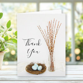 OEufs de nid d'oiseaux et saules de la Pussy Merci