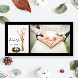 Oeufs de nid d'oiseaux Pussy Willows Mariage Merci