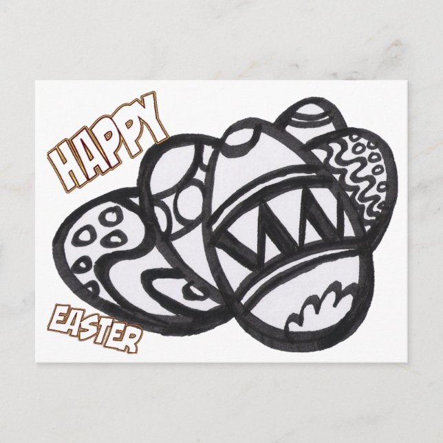OEufs de Pâques, Carte postale (Devant)