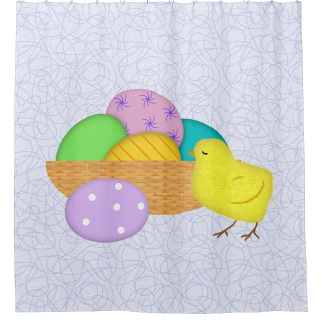 Oeufs De Pâques Et Rideau De Douche En Poussette (Devant)