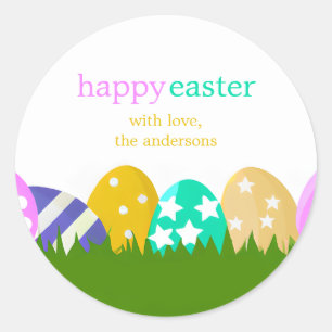 OEufs de Pâques Favoriser / Stickers étiquette cad