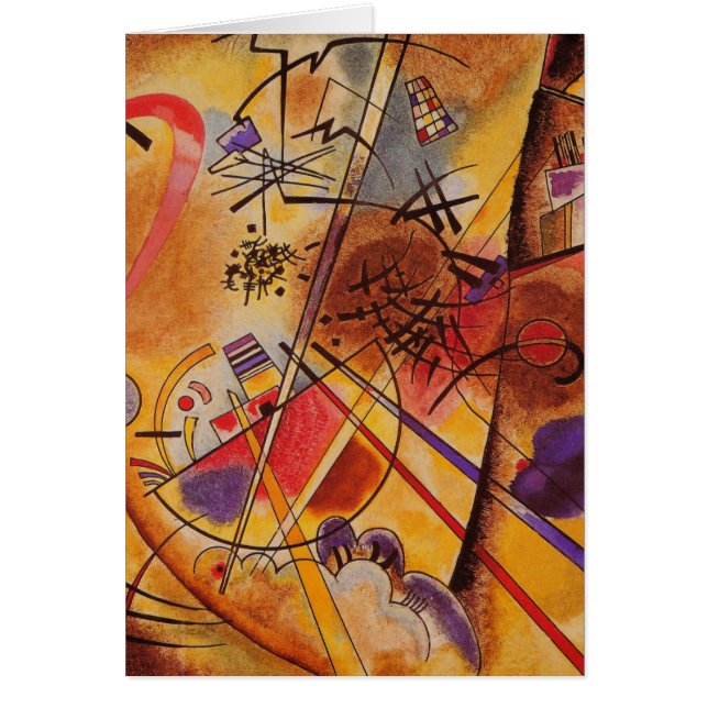 Oeuvre Abstraite de Kandinsky (Devant)