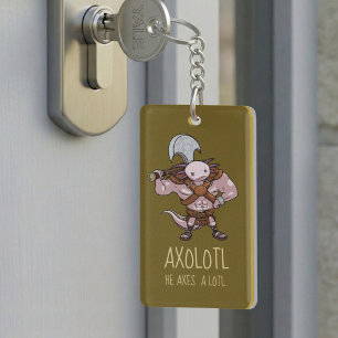 Œuvre d'art d'un axolotl avec un guerrier gladiate