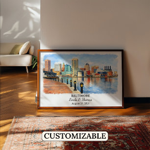 Œuvre d'art personnalisée de Baltimore, Affiche du