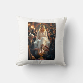 Oeuvre d'art romantique de couple Coussin – Héros