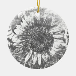 OEuvre d'art Vintage de tournesol #1 - Ornements
