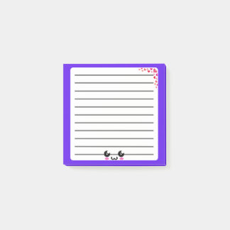 Oeuvre Post-It inspirée par Kawaii