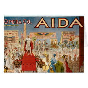 Oeuvre vintage Opera Aida