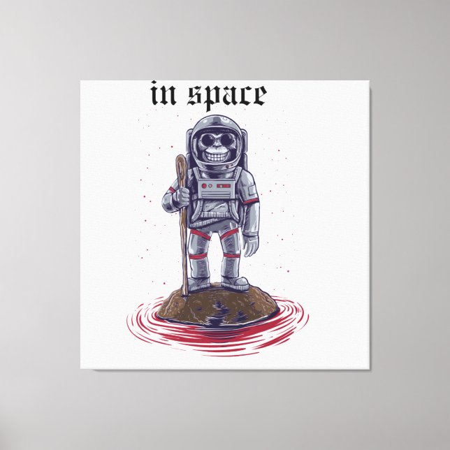 Of space leinwanddruck (Vorderseite)