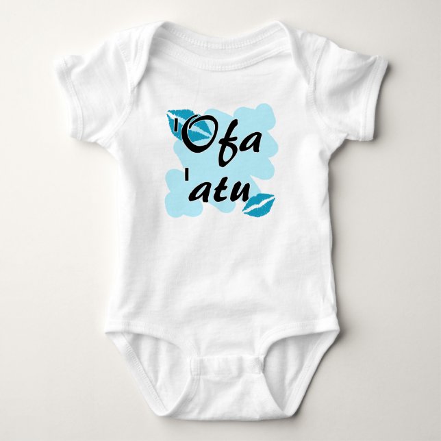 'Ofa 'atu - Liebe Tongaers I Sie Baby Strampler (Vorderseite)