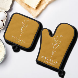  OFENHANDSCHUH & Topflappen-Set