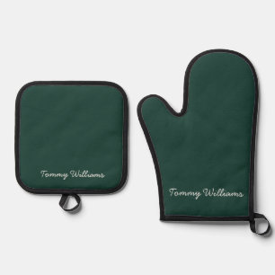  OFENHANDSCHUH & Topflappen-Set